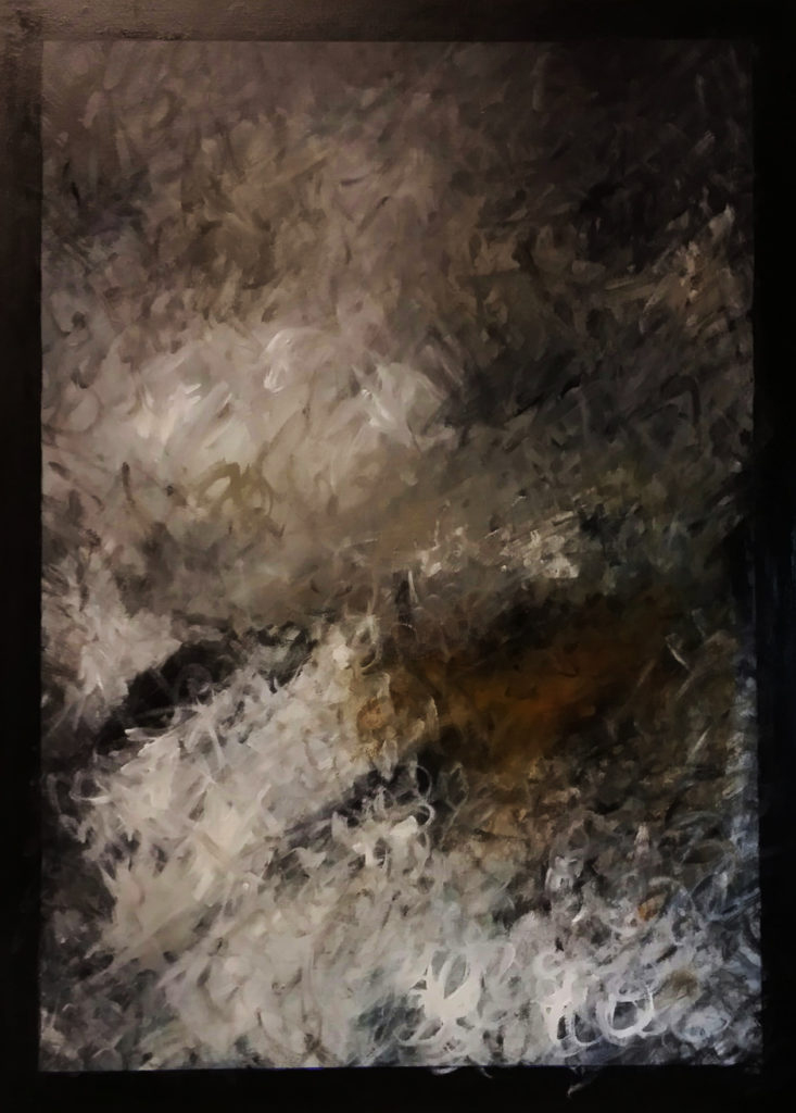 Grieving, 70x100cm, Oil on canvas, London, 2017
