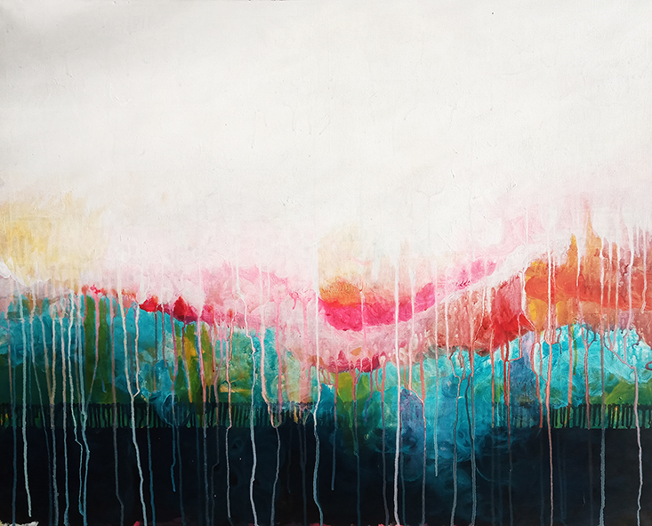 Giudecca, Silvia Righetti, Acrylic on canvas, 100x80cm, London, 2019